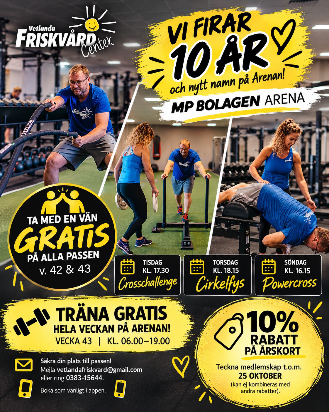 10 års jubileum på MP Bolagen Arena