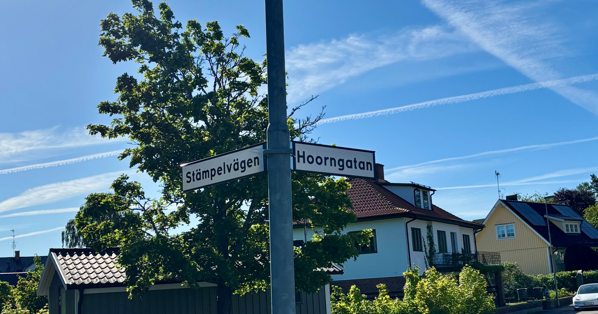Vägskyltar i Vetlanda tätort.