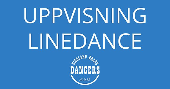 Bild till evenamnget Linedanceuppvisning