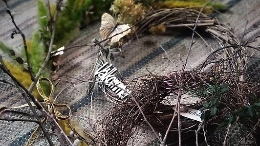 Bild till evenamnget Skapa en vårkrans med naturmaterial