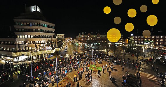 Bild till evenamnget Nu tändas åter ljusen i vår lilla stad